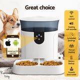 i.Pet Automatic Pet Feeder Dog Cat Wifi 7L Auto Smart Food Dispenser Timer Feed