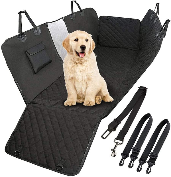 Waterproof Dog Seat Cover with View Mesh and Scratch Prevent Antislip for Trucks ,Cars and SUV