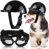 Dog Helmet Goggles, Small Size, Black