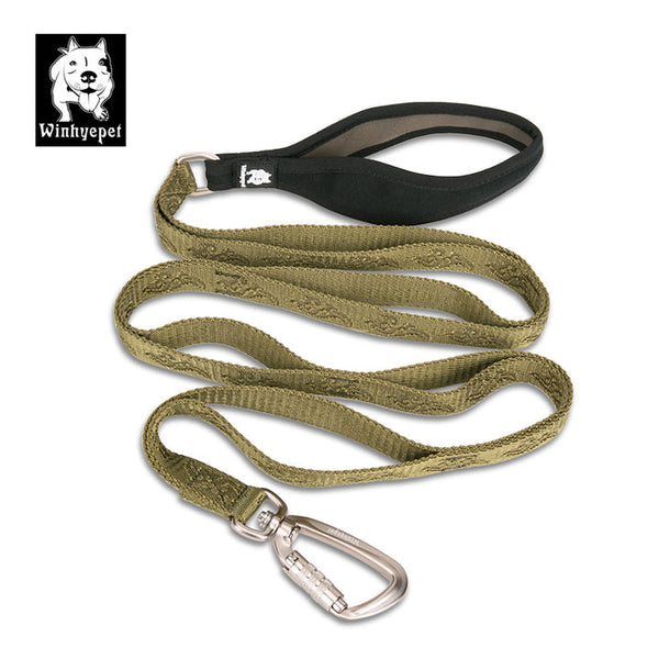 Whinyepet leash army green - L