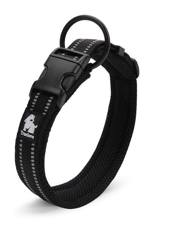 Heavy Duty Reflective Collar Black S