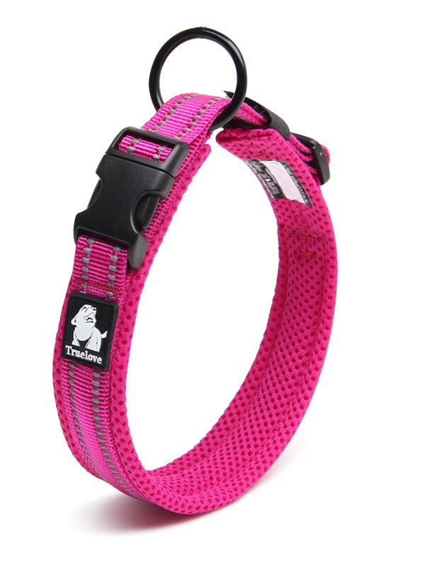 Heavy Duty Reflective Collar Pink S