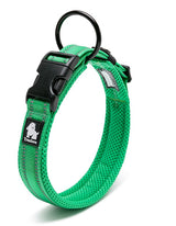 Heavy Duty Reflective Collar Grass Green 2XL