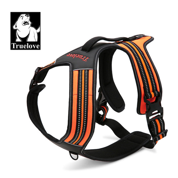 Reflective Heavy Duty Harness Orange M