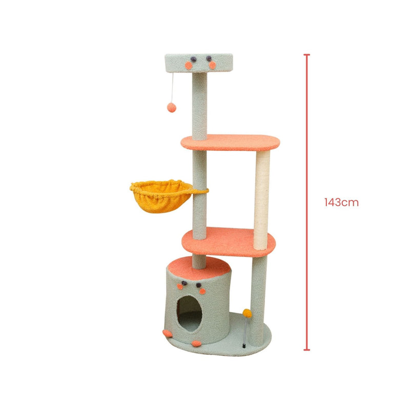 Floofi 143cm Cat Condo Cat Tree