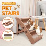 Furtastic 50cm Foldable Step Ladder Stairs - Brown