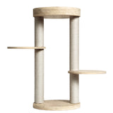 Whisker Wonderland Premium Eco Bamboo Cat Tree Small - Natural Bamboo Structure, Safe & Stable, Multi-Functional Cat Furniture, Climbing & Scratching