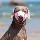 Cartoon Dog Mouth Cover Anti-Bite Nylon Dog Mask - Size L - Yellow - M