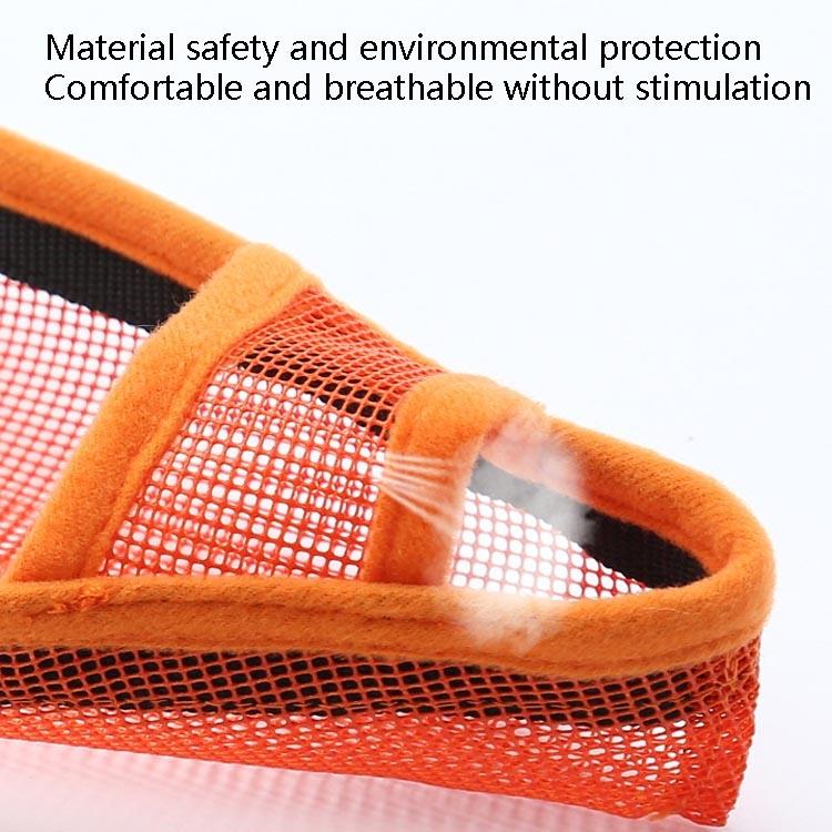Dog Mouth Cover Anti-Bite Mesh Dog Mouth Cover Medium And Large Dogs Anti-Drop Mask Xs - Gray