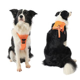 Vibe Geeks Ultimate 2-in-1 Reflective No-pull Dog Harness with Retractable Leash and Control Handle - Green - L