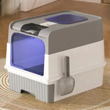 Automatic UV Sterilizing Cat Litter Box -Enclosed Design, Odor Control, and UV Germicidal Technology