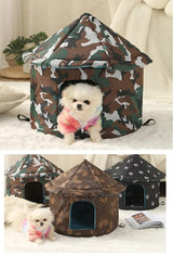 Outdoor Waterproof Cat House - Insulated, Weatherproof, Warm Shelter for Cats, Ideal for Winter Protection,Size: L 45*41cm