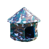 Outdoor Waterproof Cat House - Insulated, Weatherproof, Warm Shelter for Cats, Ideal for Winter Protection,Size: S 35*40cm