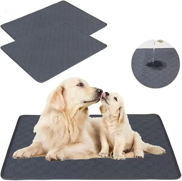 2 PCS Washable Waterproof Pet Pad -Non-Slip, Absorbent, Reusable Mat for Dogs and Cats  XL(150*90cm)