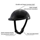 Size L Black Pet Helmet & Goggles Set - Adjustable Safety Gear for Dogs, UV Protection, Durable ABS Material, Stylish Outdoor Accessory