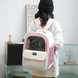 Yellow Pet Carrier Backpack - Space Capsule Design for Cats & Small Dogs