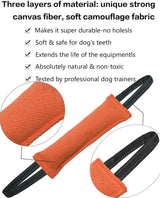 Yellow Durable 2-Pack Tug-of-War Dog Training Toy - Tear-Resistant, Safe & Interactive for All Breeds