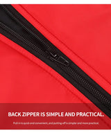 Size 4XL Red Reflective Winter Dog Jacket - Warm & Waterproof Outdoor Coat for Large Breeds
