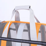 Size S Black Foldable Pet Carrier Bag - Lightweight, Breathable, and Spacious for All Seasons