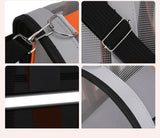 Size M Black Foldable Pet Carrier Bag - Lightweight, Breathable, and Spacious for All Seasons