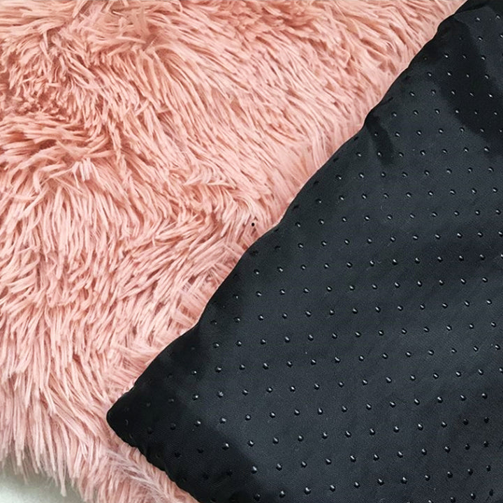 Blue Plush Pet Mat for Dogs and Cats - 70x100cm, Anti-Slip, Warm and Cozy for Autumn and Winter