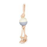 Durable Knot Rope and Ball Dog Toy - Interactive Chew and Tug Play for Pets