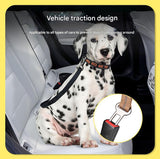 Orange Shock Absorbing Dog Leash with Reflective Stitching - 135cm for Small to Large Dogs