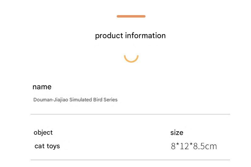 Interactive Plush Cat Toy - Lifelike Bird with Chirping Sounds and Feathers,Light Gray
