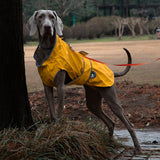 75# Yellow Waterproof Reflective Dog Raincoat for Small to Large Dogs